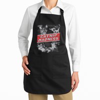 Catnip Madness Cute Kitten Funny Cat Women Vintage Apron