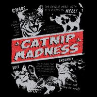 Catnip Madness Cute Kitten Funny Cat Women Vintage Apron