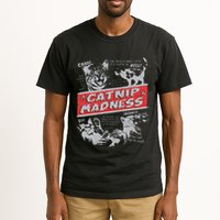 Catnip Madness Cute Kitten Funny Cat Women Vintage Tall T-Shirt