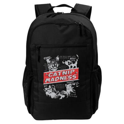 Catnip Madness Cute Kitten Funny Cat Women Vintage Backpack