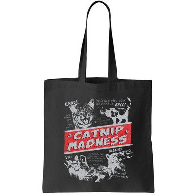 Catnip Madness Cute Kitten Funny Cat Women Vintage Bag