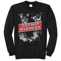 Catnip Madness Cute Kitten Funny Cat Women Vintage Tall Sweatshirt