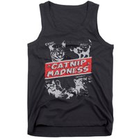 Catnip Madness Cute Kitten Funny Cat Women Vintage Tank Top