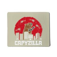 Capybara Monster Capyzilla Funny Capy Rodent Mousepad