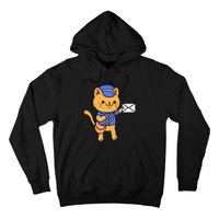 Cat Mail Carrier Gift For Mailman Hoodie