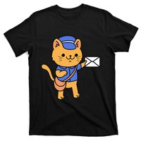 Cat Mail Carrier Gift For Mailman T-Shirt