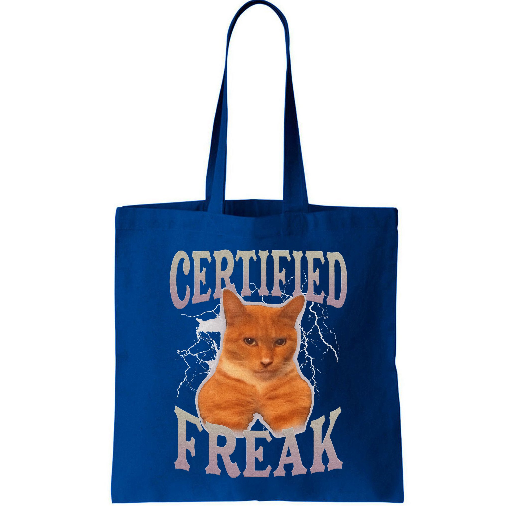 Cat Meme Certified Freak Bag