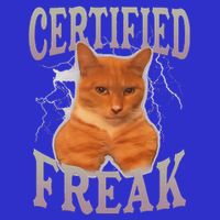 Cat Meme Certified Freak Tall Hoodie