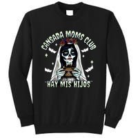 Cansada Moms Club Ay Mis Hijos Halloween Mexican Spooky Tall Sweatshirt