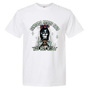 Cansada Moms Club Ay Mis Hijos Halloween Mexican Spooky Garment-Dyed Heavyweight T-Shirt