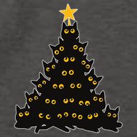 Christmas Meow Cute Cat Vector Backpack