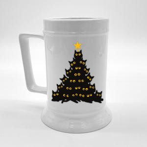 Christmas Meow Cute Cat Beer Stein