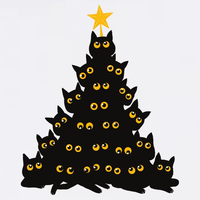 Christmas Meow Cute Cat Beanie