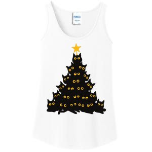 Christmas Meow Cute Cat Ladies Essential Tank