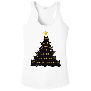 Christmas Meow Cute Cat Ladies PosiCharge Competitor Racerback Tank