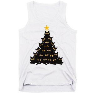 Christmas Meow Cute Cat Tank Top