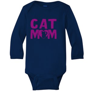 Cat Mom Baby Long Sleeve Bodysuit