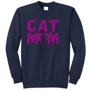 Cat Mom Tall Sweatshirt