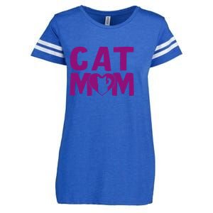 Cat Mom Enza Ladies Jersey Football T-Shirt