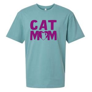 Cat Mom Sueded Cloud Jersey T-Shirt