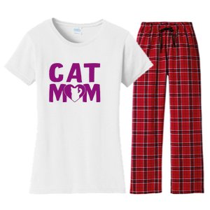 Cat Mom Women's Flannel Pajama Set