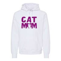 Cat Mom Premium Hoodie