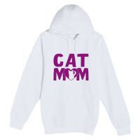 Cat Mom Premium Pullover Hoodie