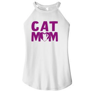 Cat Mom Women's Perfect Tri Rocker Tank