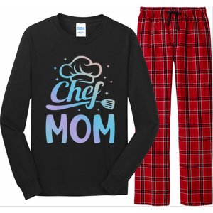 Chef Mom Culinary Mom Restaurant Family Cooking Culinary Mom Cool Gift Long Sleeve Pajama Set