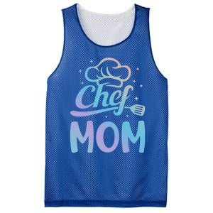 Chef Mom Culinary Mom Restaurant Family Cooking Culinary Mom Cool Gift Mesh Reversible Basketball Jersey Tank