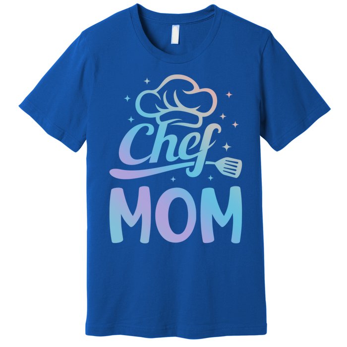 Chef Mom Culinary Mom Restaurant Family Cooking Culinary Mom Cool Gift Premium T-Shirt