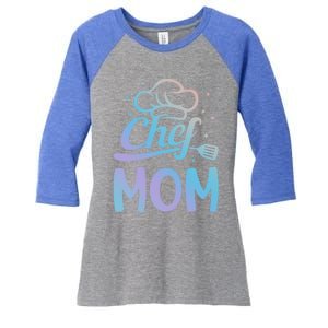 Chef Mom Culinary Mom Restaurant Family Cooking Culinary Mom Cool Gift Women's Tri-Blend 3/4-Sleeve Raglan Shirt