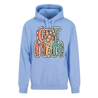 Cat Mom Cat Paw Mama Unisex Surf Hoodie