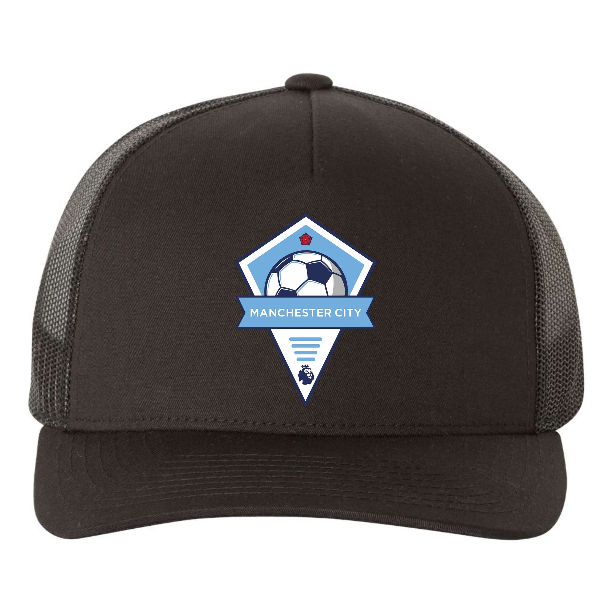 Cool Man City Soccer Team Yupoong Adult 5-Panel Trucker Hat