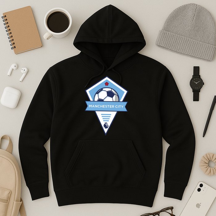 Cool Man City Soccer Team Hoodie