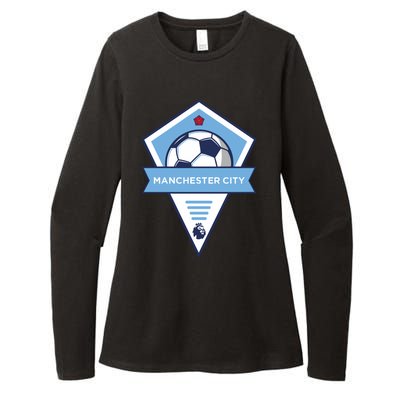 Cool Man City Soccer Team Womens CVC Long Sleeve Shirt