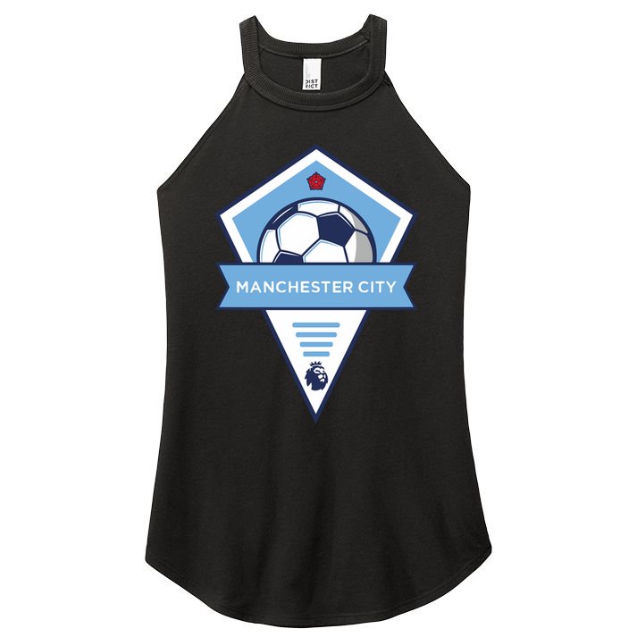 Cool Man City Soccer Team Women's Perfect Tri Rocker Tank