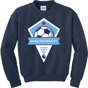 Cool Man City Soccer Team Kids Sweatshirt