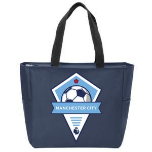 Cool Man City Soccer Team Zip Tote Bag