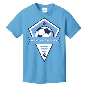 Cool Man City Soccer Team Kids T-Shirt