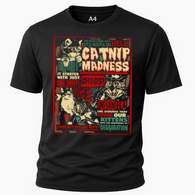 Catnip Madness Cute Kitten Cat Lover Gift For Cat Owners Performance Shirt