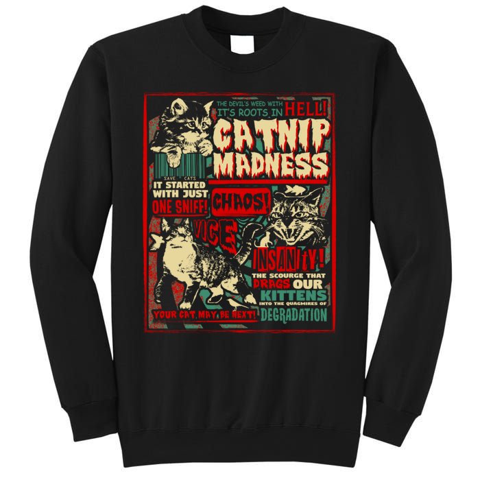 Catnip Madness Cute Kitten Cat Lover Gift For Cat Owners Sweatshirt