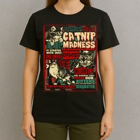 Catnip Madness Cute Kitten Cat Lover Gift For Cat Owners T-Shirt