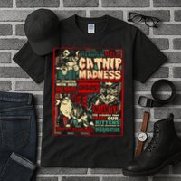 Catnip Madness Cute Kitten Cat Lover Gift For Cat Owners Tall T-Shirt