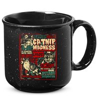 Catnip Madness Cute Kitten Cat Lover Gift For Cat Owners 15oz Campfire Ceramic Mug