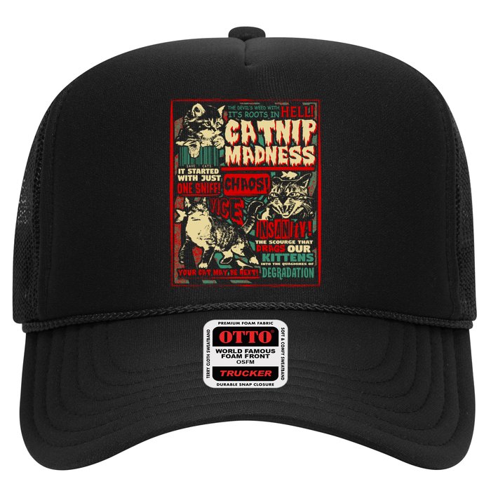 Catnip Madness Cute Kitten Cat Lover Gift For Cat Owners Hat