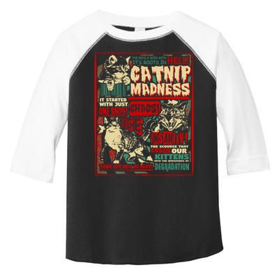 Catnip Madness Cute Kitten Cat Lover Gift For Cat Owners Toddler Fine Jersey T-Shirt