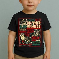 Catnip Madness Cute Kitten Cat Lover Gift For Cat Owners Toddler T-Shirt