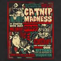 Catnip Madness Cute Kitten Cat Lover Gift For Cat Owners Microfiber Hand Towel