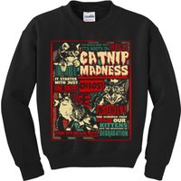 Catnip Madness Cute Kitten Cat Lover Gift For Cat Owners Kids Sweatshirt